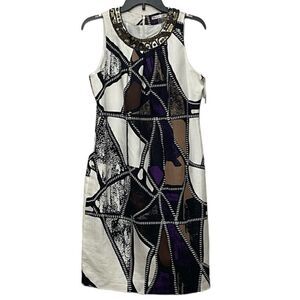 Peter Nygard Linen Blend Dress Size 8 NWT